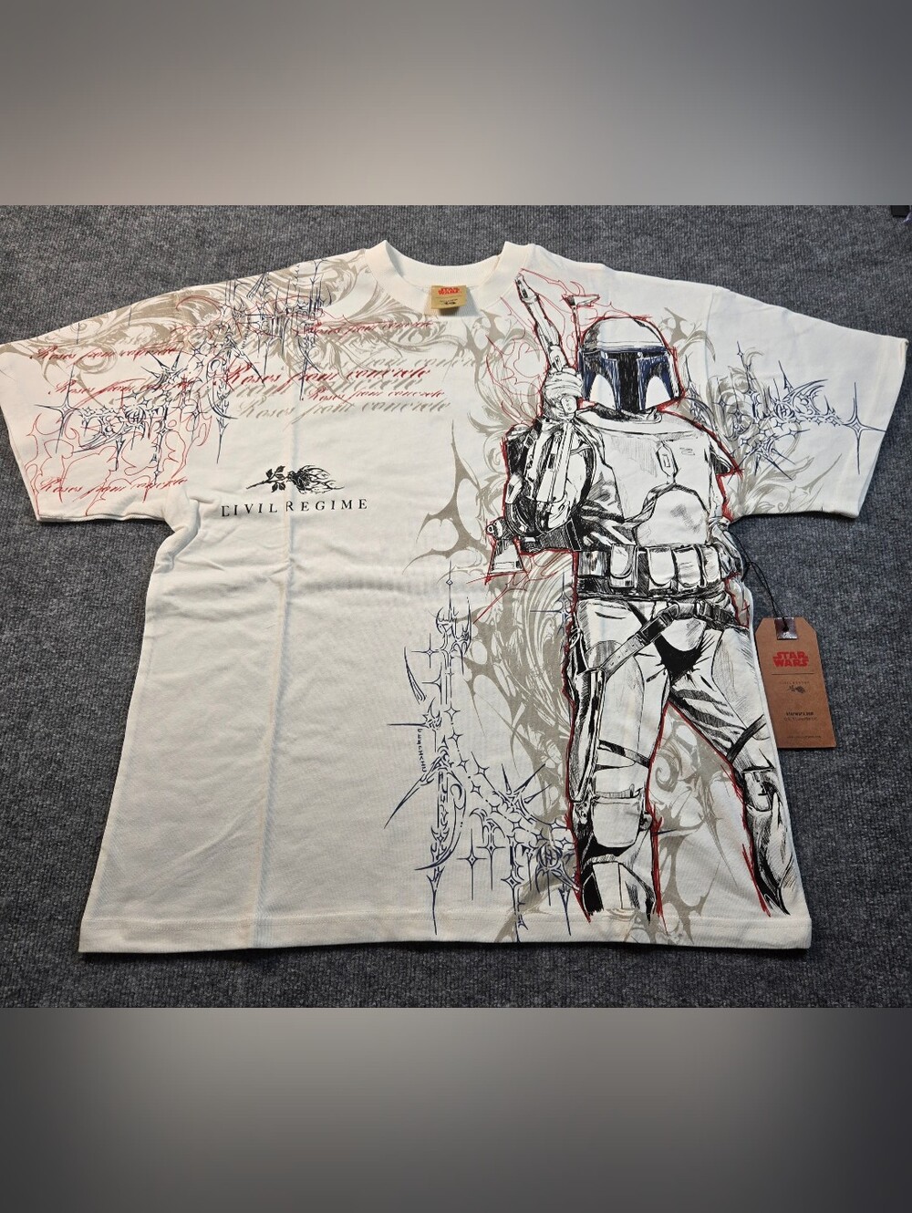 Civil Regime x Star Wars The Marksman Oversized Graphic Tee NWT Large